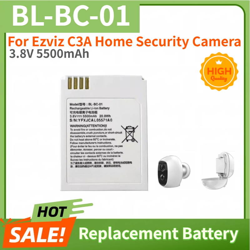 Home Security Battery Replacement - بطارية عالية الجودة 3.8 فولت 5500