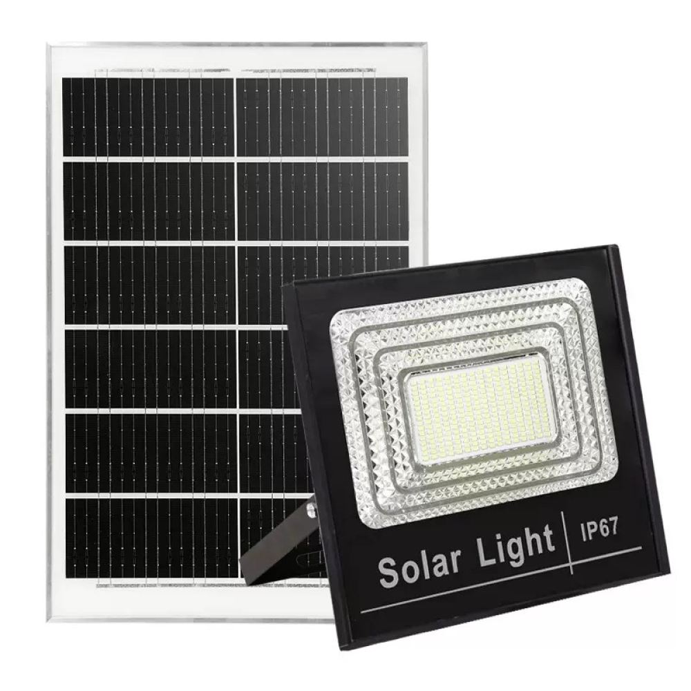 Home Security Flood Lights - مصباح كشاف LED شمسي عالي الكفاءة