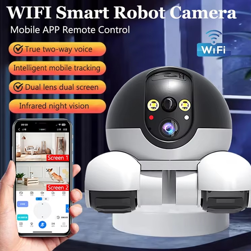 128GB واي فاي كاميرا روبوت عدس - مراجعة Home Security Robot وسعره