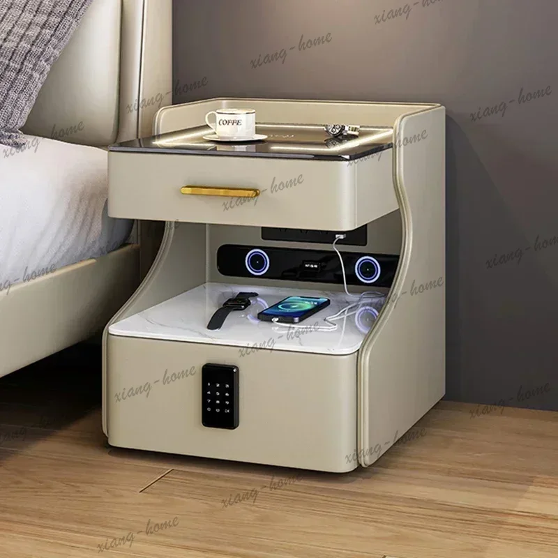 طاولة جانبية للسرير مريحة مع أ - مراجعة Home Security America وسعره