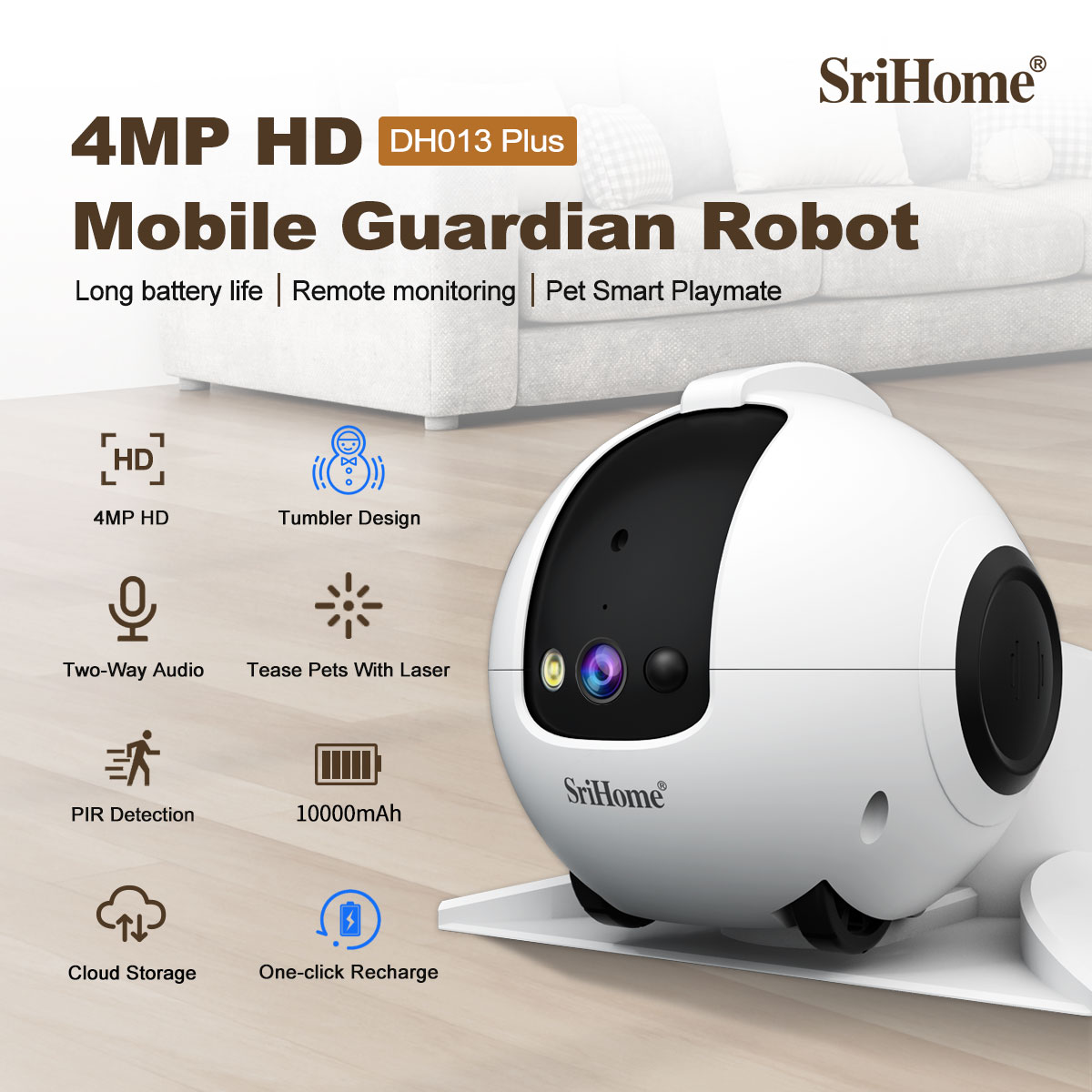كاميرا مراقبة منزلية لاسلكية ب - مراجعة Home Security Robot وسعره